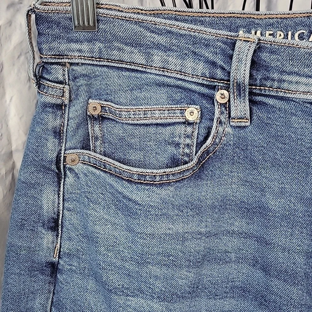 AMERICAN‎ EAGLE Stretch Women's 90's Straight Jeans Size 6